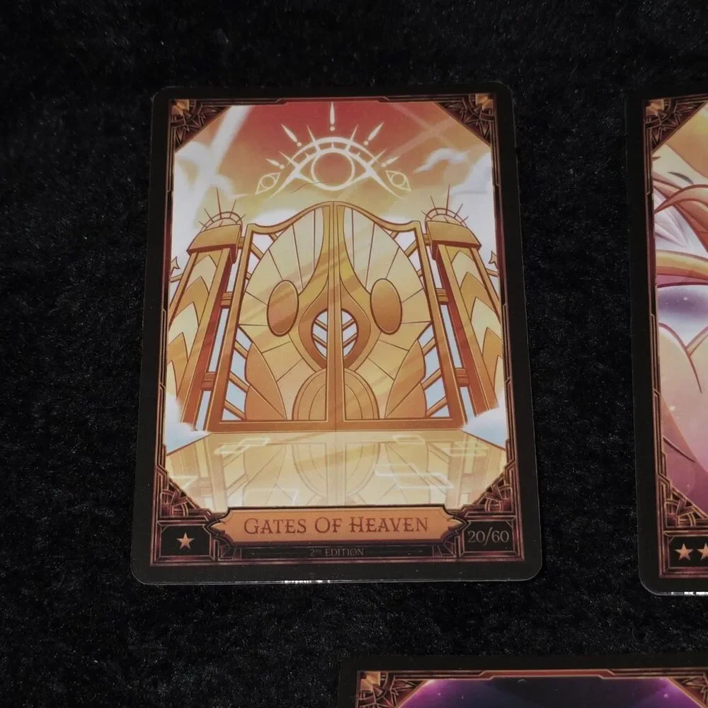 Lot Hazbin Hotel Cards Pangolins Gates Of Heaven Emily's Mural 16/60 20/60 33/60
